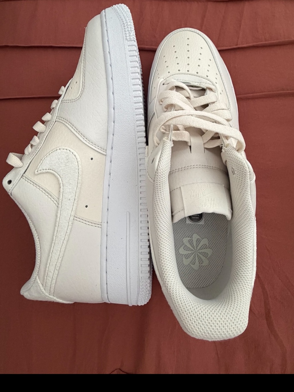 Nike AF1 Next Nature White/Sail Platform Style Sneakers